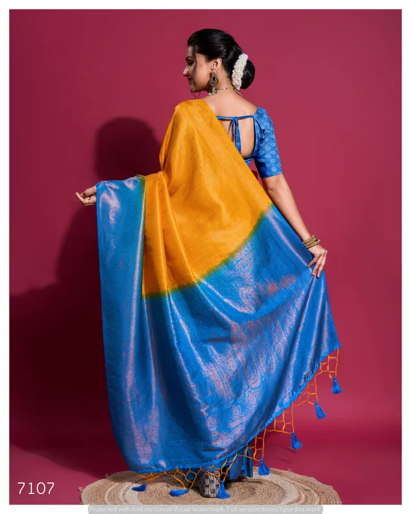 Mustard_Yellow_&_Royal_Blue_Soft_Zari_Woven_Silk_Saree