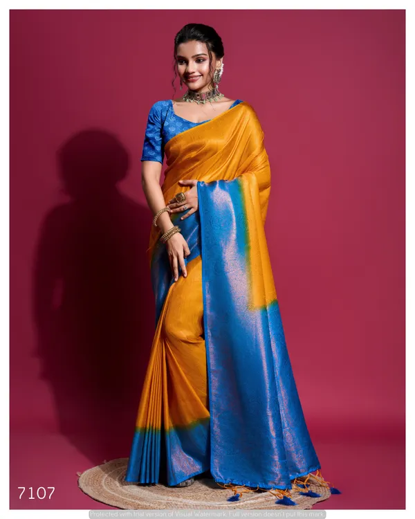 Mustard_Yellow_&_Royal_Blue_Soft_Zari_Woven_Silk_Saree