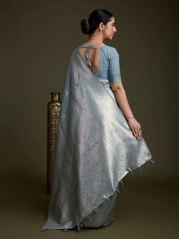 Sky_Blue_Soft_Silk_With_Silver_&_Meenakari_Zari_Weaving_Saree