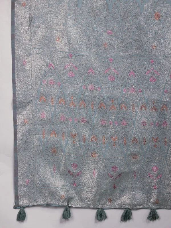 Sky_Blue_Soft_Silk_With_Silver_&_Meenakari_Zari_Weaving_Saree