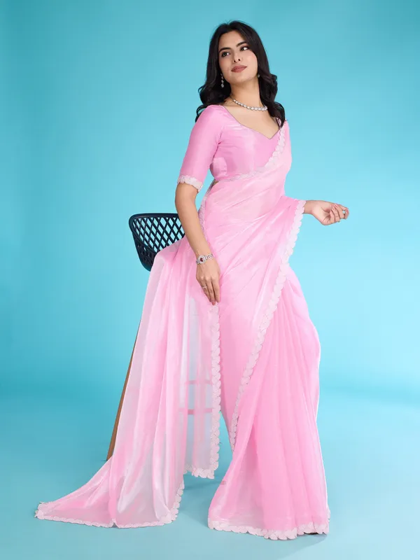 Baby_Pink_Tissue_Burberry_Saree_with_White_Lace_Border