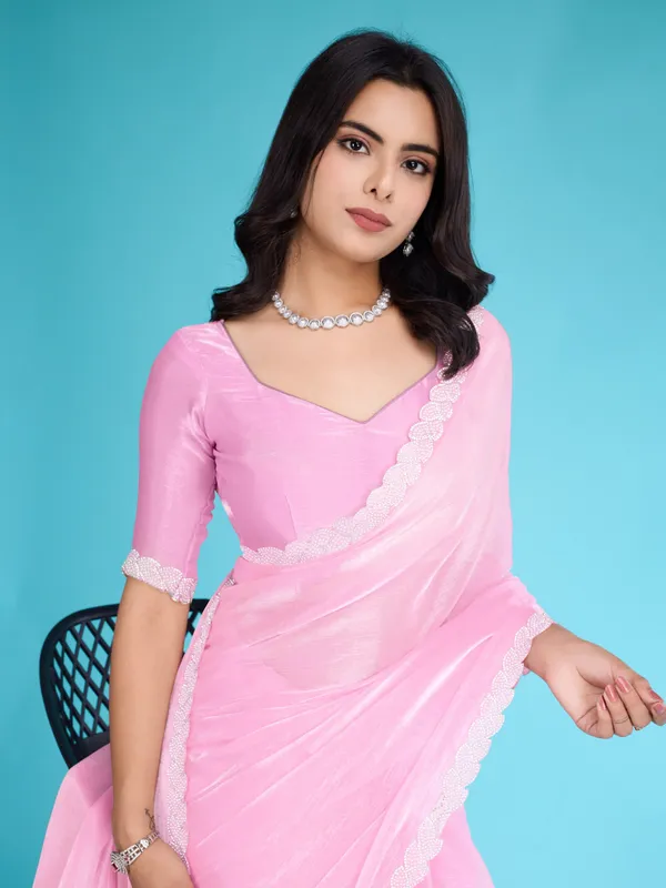 Baby_Pink_Tissue_Burberry_Saree_with_White_Lace_Border