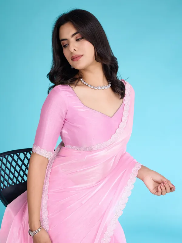 Baby_Pink_Tissue_Burberry_Saree_with_White_Lace_Border