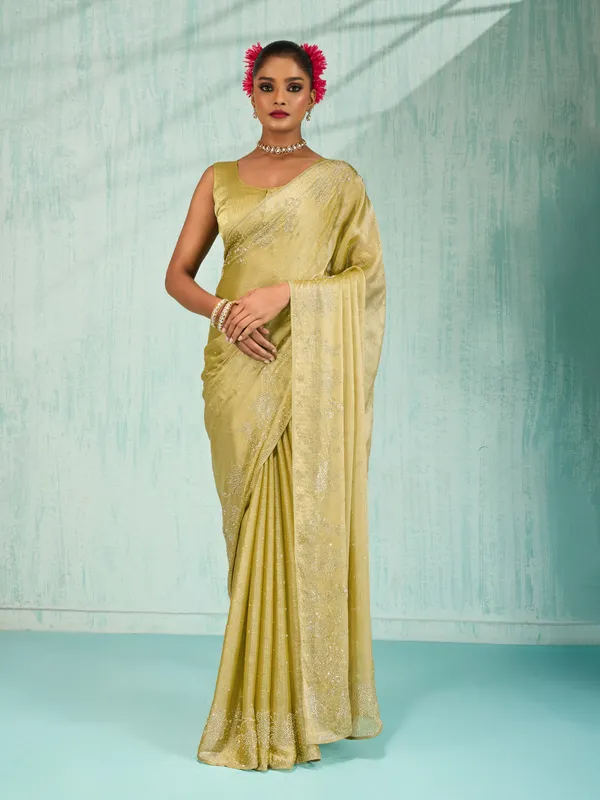 Elegant_Gold_Velvet_Chiffon_Saree_With_Zarkan_&_Cutdana_Work_For_Women