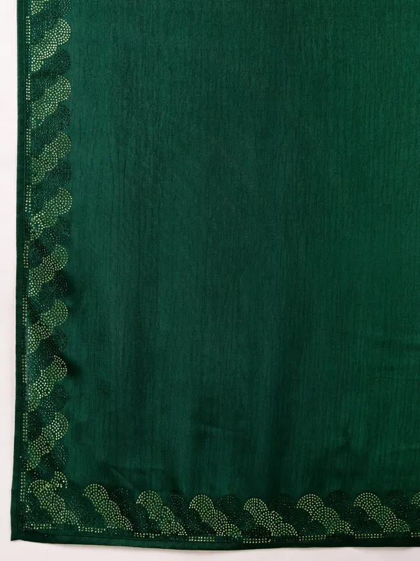 Mint_&_Bottle_Green_Shaded_Chinnon_With_Swarovski_Diamond_Work_Saree_For_Women