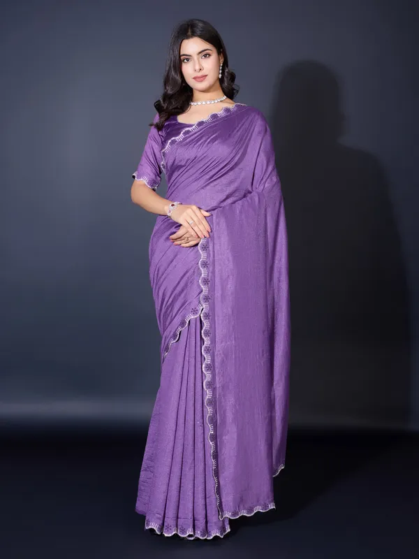 Purple_Regal_Khadi_Shimmer_Shimmering_Saree_For_Women