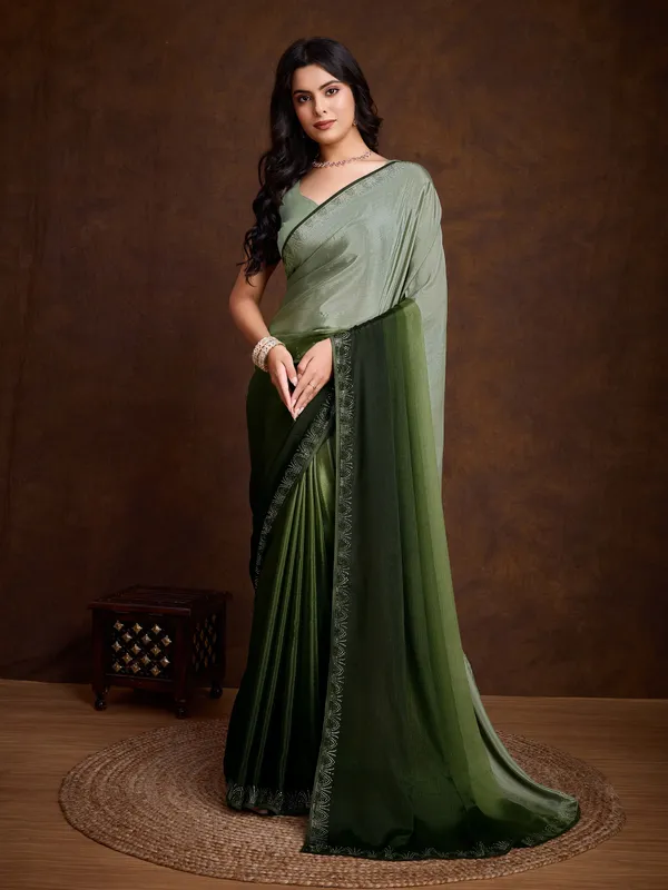 Teal_to_Forest_Green_Ombre_Chinon_Saree_with_Swarovski_work_&_Dusky_Elegance