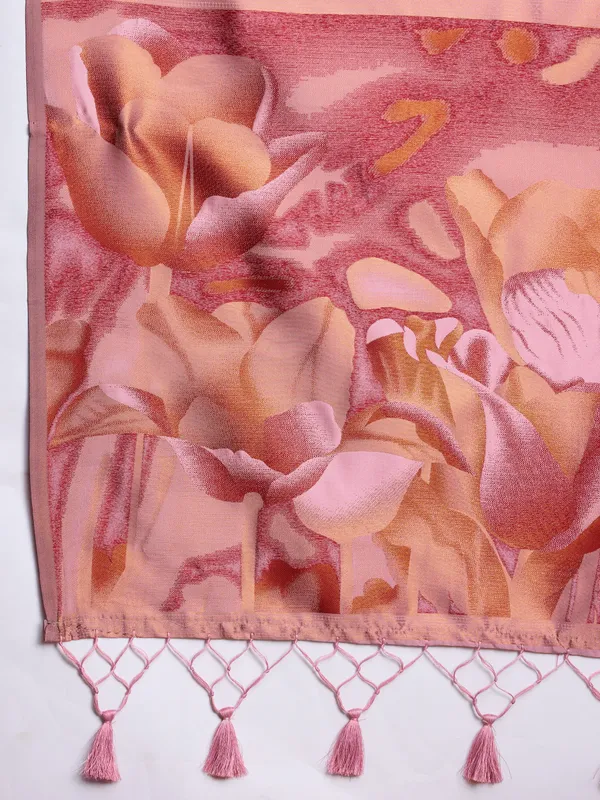 Pink_&_Red_Shiny_Soft_Banarasi_Silk_With_Fancy_Digital_Woven_Pallu_&_Maroon_Blouse_Saree_For_Women