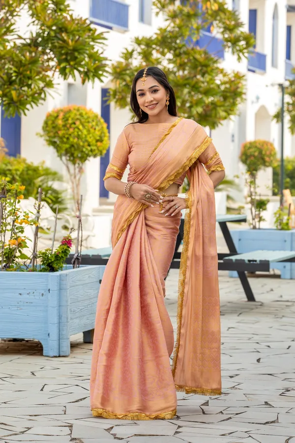 Blush_Peach_&_Golden_Zari_Weaving_Mysore_Brocade_Silk_with_Dual_Lace_Saree