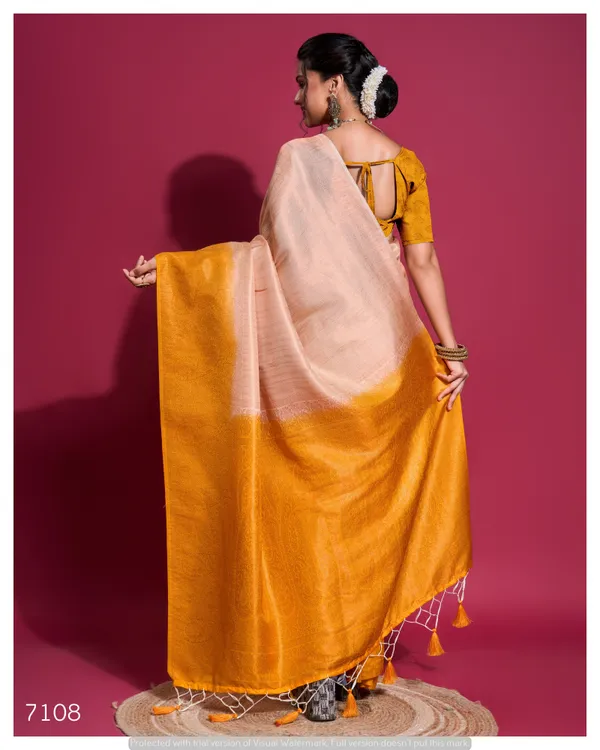 Peach_Pink_&_Mustard_Yellow_Soft_Zari_Woven_Silk_Saree
