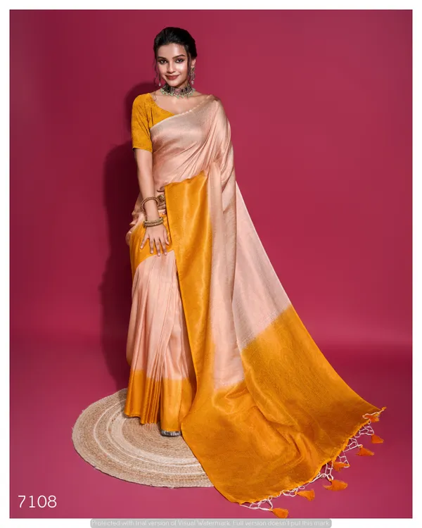 Peach_Pink_&_Mustard_Yellow_Soft_Zari_Woven_Silk_Saree