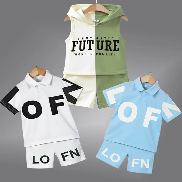 Pack_Of_3_Cotton_Printed_Short_Sleeves_T-Shirt_With_Shorts_For_Kids_(Multicolor)