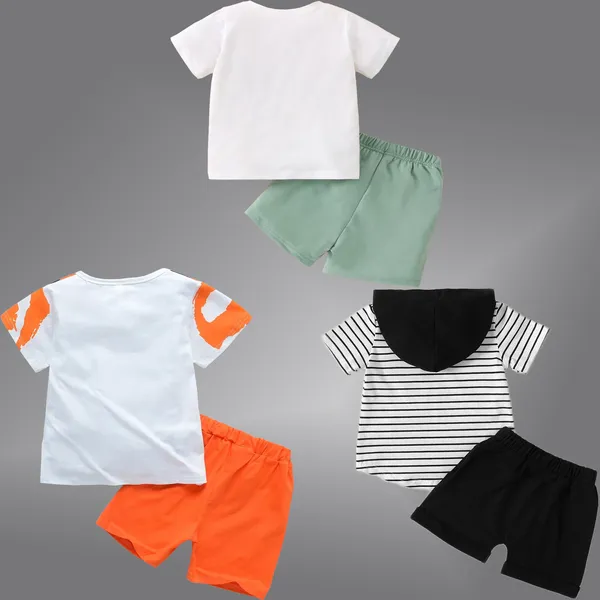 Pack_Of_3_Cotton_Printed_Short_Sleeves_T-Shirt_With_Shorts_For_Kids_(Multicolor)
