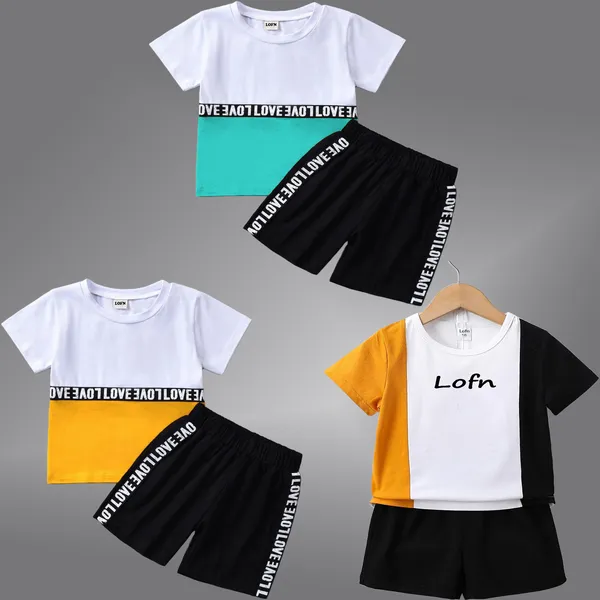 Pack_Of_3_Cotton_Printed_Short_Sleeves_T-Shirt_With_Shorts_For_Kids_(Multicolor)