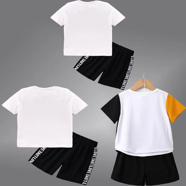 Pack_Of_3_Cotton_Printed_Short_Sleeves_T-Shirt_With_Shorts_For_Kids_(Multicolor)