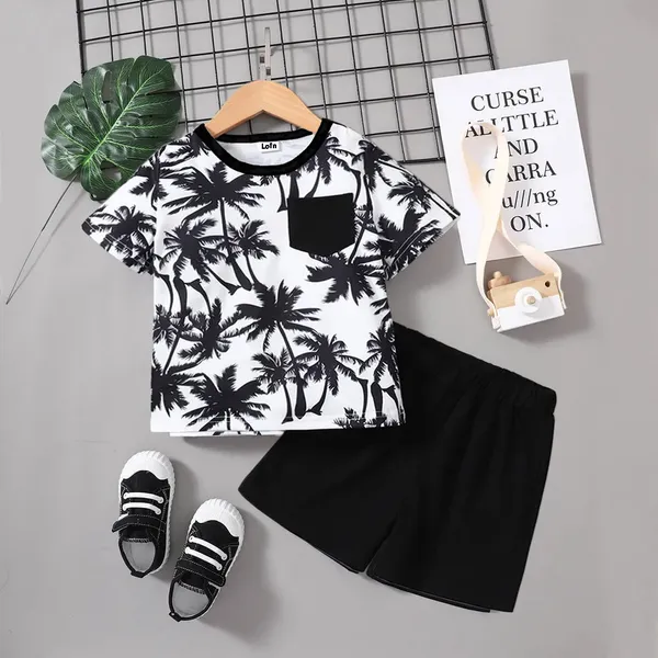 Pack_Of_3_Cotton_Printed_Short_Sleeves_T-Shirt_With_Shorts_For_Kids_(Multicolor)