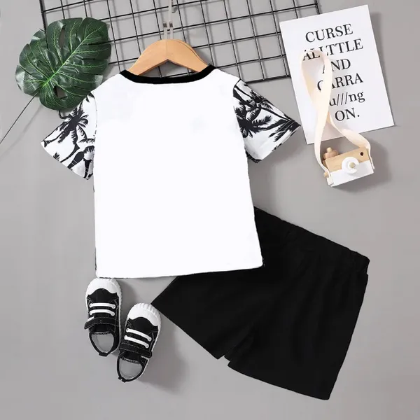 Pack_Of_3_Cotton_Printed_Short_Sleeves_T-Shirt_With_Shorts_For_Kids_(Multicolor)