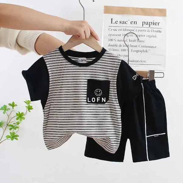 Pack_Of_3_Cotton_Printed_Short_Sleeves_T-Shirt_With_Shorts_For_Kids_(Multicolor)