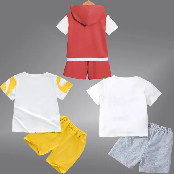 Pack_Of_3_Cotton_Printed_Short_Sleeves_T-Shirt_With_Shorts_For_Kids_(Multicolor)
