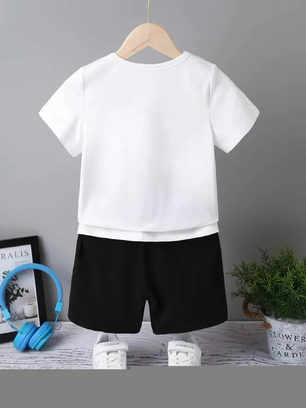 Pack_Of_3_Cotton_Printed_Short_Sleeves_T-Shirt_With_Shorts_For_Kids_(Multicolor)