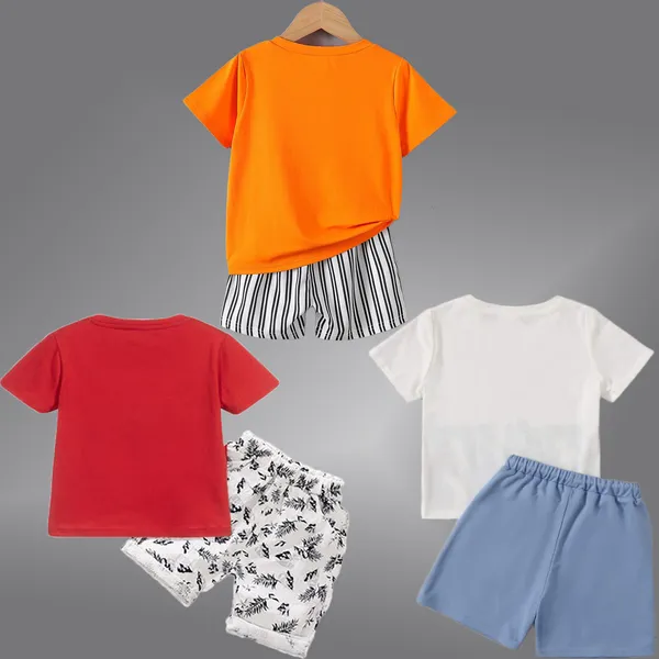 Pack_Of_3_Cotton_Printed_Short_Sleeves_T-Shirt_With_Shorts_For_Kids_(Multicolor)