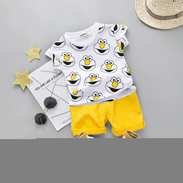 Pack_Of_3_Cotton_Printed_Short_Sleeves_T-Shirt_With_Shorts_For_Kids_(Multicolor)