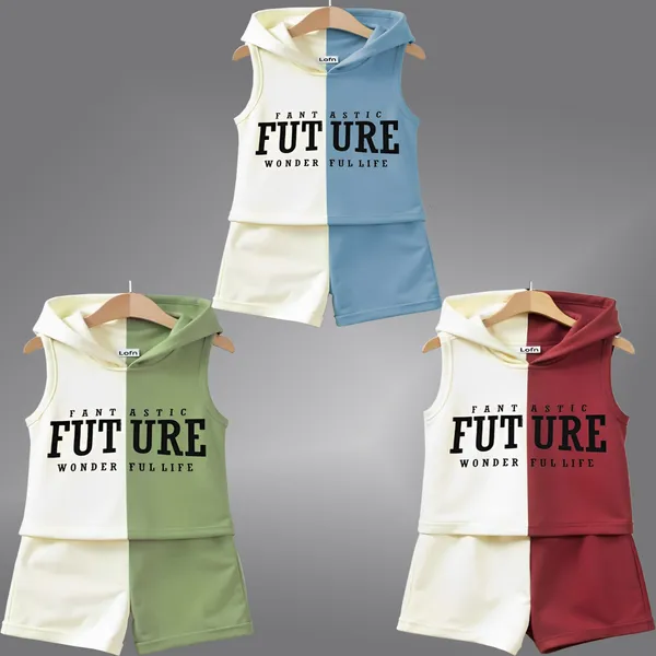 Pack_Of_3_Cotton_Printed_Short_Sleeves_T-Shirt_With_Shorts_For_Kids_(Multicolor)