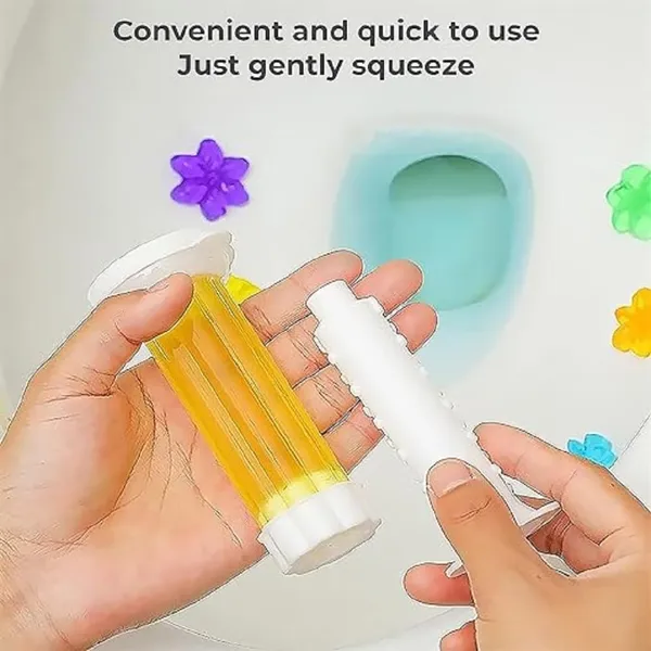 Jns_1_Pc's_Toilet_Cleaning_Gel_Flower_Bathroom_Cleaner_Toilet_Fresheners_Air_Fresher_For_Remove_Bad_SmBell_ad_Odor,_Long-Lasting_Refills_Gel_Stamp_Injection_Multicolor