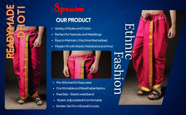 Men's_Pack_of_2_Ready-Made_Dhoti_Pants_|_Traditional_Ethnic_Wear_with_Golden_Border_|_Festival_&_Pooja_Outfit-(Pack_of_2)