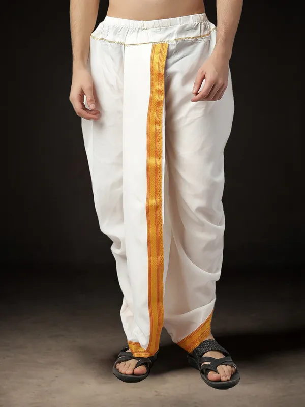 Men's_Pack_of_2_Ready-Made_Dhoti_Pants_|_Traditional_Ethnic_Wear_with_Golden_Border_|_Festival_&_Pooja_Outfit-(Pack_of_2)