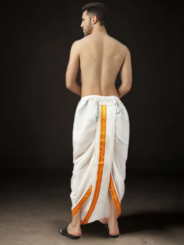 Men's_Pack_of_2_Ready-Made_Dhoti_Pants_|_Traditional_Ethnic_Wear_with_Golden_Border_|_Festival_&_Pooja_Outfit-(Pack_of_2)