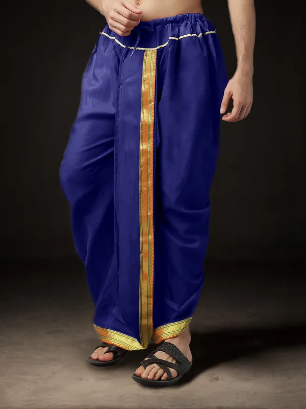 Men's_Pack_of_2_Ready-Made_Dhoti_Pants_|_Traditional_Ethnic_Wear_with_Golden_Border_|_Festival_&_Pooja_Outfit-(Pack_of_2)