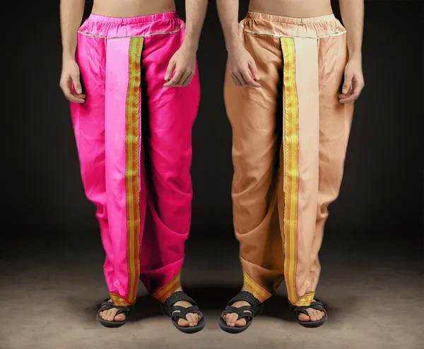 Men's_Pack_of_2_Ready-Made_Dhoti_Pants_|_Traditional_Ethnic_Wear_with_Golden_Border_|_Festival_&_Pooja_Outfit-(Pack_of_2)