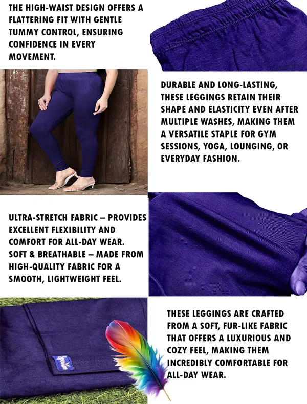 Navy_Blue_Ankle_Length_Stylish_High-Waist_Leggings_For_Women