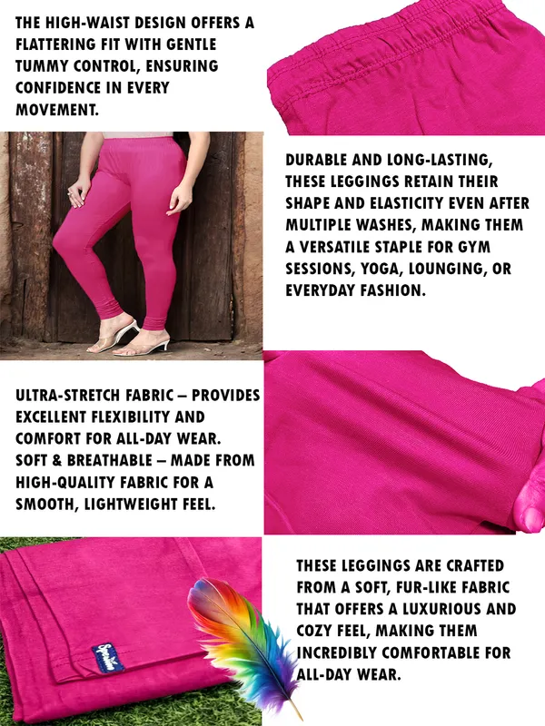 Rose_Ankle_Length_Stylish_High-Waist_Leggings_For_Women