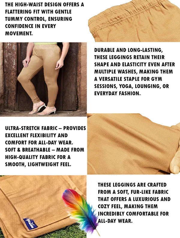 Nude_Ankle_Length_Stylish_High-Waist_Leggings_For_Women