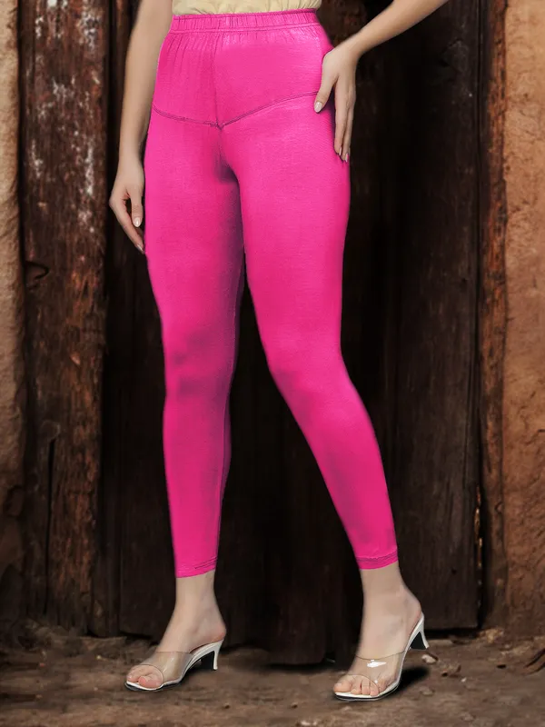 Rose_V-Cut_Ankle_Length_Stylish_High-Waist_Leggings_For_Women