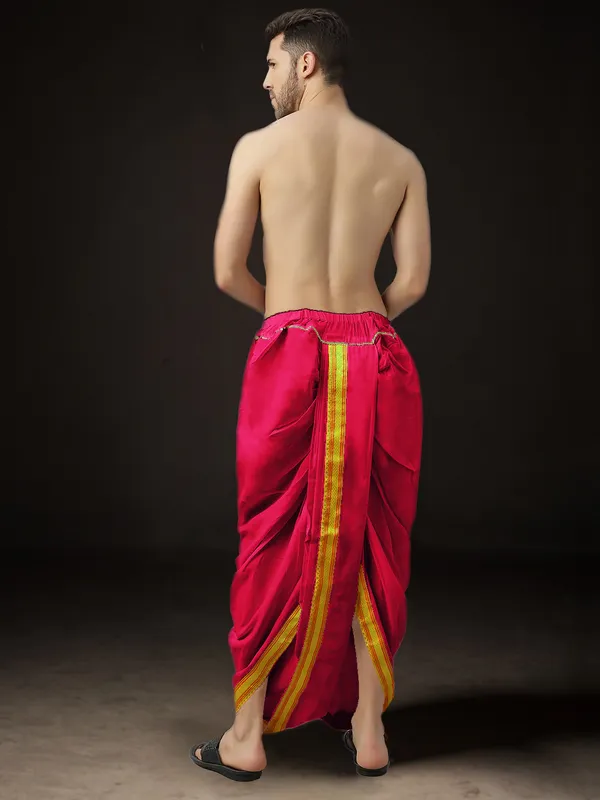 Men's_Pack_of_2_Ready-Made_Dhoti_Pants_|_Traditional_Ethnic_Wear_with_Golden_Border_|_Festival_&_Pooja_Outfit-(Pack_of_2)