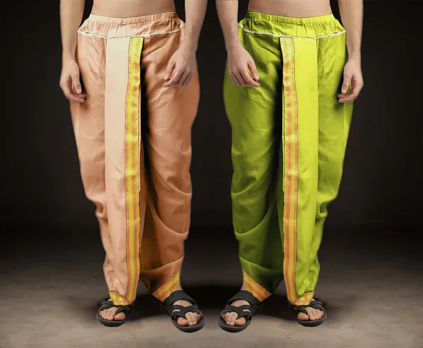 Men's_Pack_of_2_Ready-Made_Dhoti_Pants_|_Traditional_Ethnic_Wear_with_Golden_Border_|_Festival_&_Pooja_Outfit-(Pack_of_2)