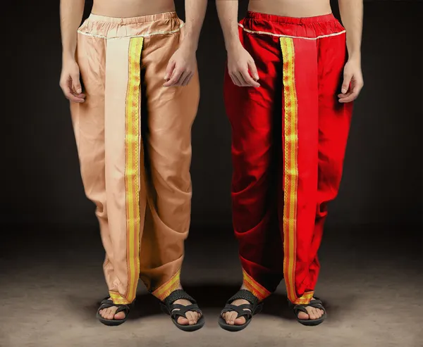 Men's_Pack_of_2_Ready-Made_Dhoti_Pants_|_Traditional_Ethnic_Wear_with_Golden_Border_|_Festival_&_Pooja_Outfit-(Pack_of_2)