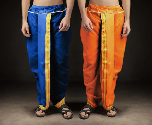 Men's_Pack_of_2_Ready-Made_Dhoti_Pants_|_Traditional_Ethnic_Wear_with_Golden_Border_|_Festival_&_Pooja_Outfit-(Pack_of_2)