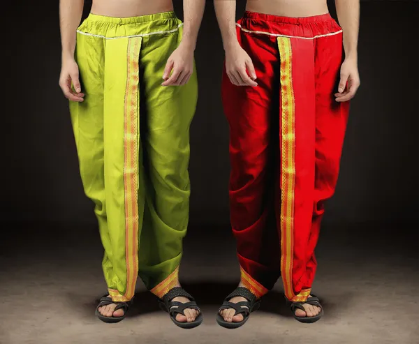 Men's_Pack_of_2_Ready-Made_Dhoti_Pants_|_Traditional_Ethnic_Wear_with_Golden_Border_|_Festival_&_Pooja_Outfit-(Pack_of_2)
