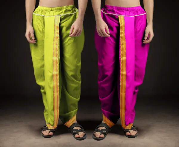 Men's_Pack_of_2_Ready-Made_Dhoti_Pants_|_Traditional_Ethnic_Wear_with_Golden_Border_|_Festival_&_Pooja_Outfit-(Pack_of_2)