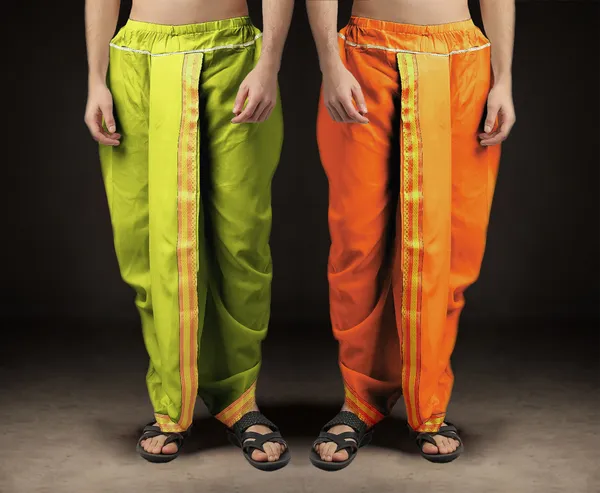 Men's_Pack_of_2_Ready-Made_Dhoti_Pants_|_Traditional_Ethnic_Wear_with_Golden_Border_|_Festival_&_Pooja_Outfit-(Pack_of_2)