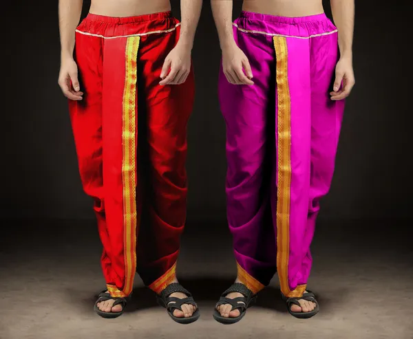 Men's_Pack_of_2_Ready-Made_Dhoti_Pants_|_Traditional_Ethnic_Wear_with_Golden_Border_|_Festival_&_Pooja_Outfit-(Pack_of_2)