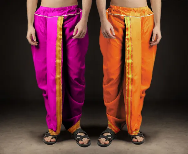 Men's_Pack_of_2_Ready-Made_Dhoti_Pants_|_Traditional_Ethnic_Wear_with_Golden_Border_|_Festival_&_Pooja_Outfit-(Pack_of_2)