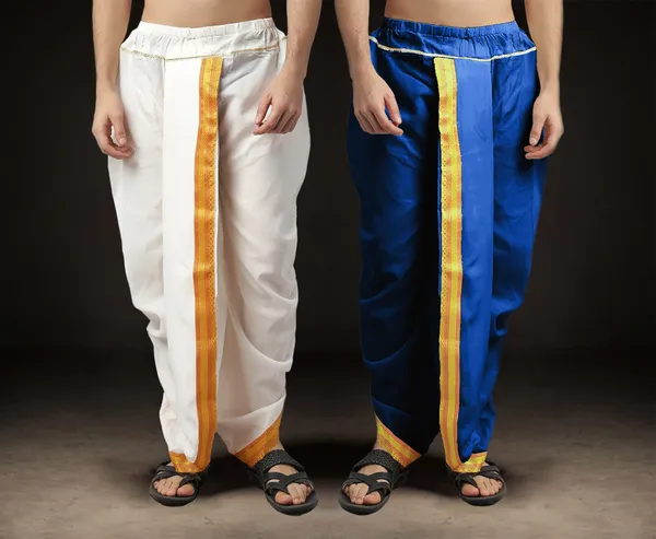 Men's_Pack_of_2_Ready-Made_Dhoti_Pants_|_Traditional_Ethnic_Wear_with_Golden_Border_|_Festival_&_Pooja_Outfit-(Pack_of_2)