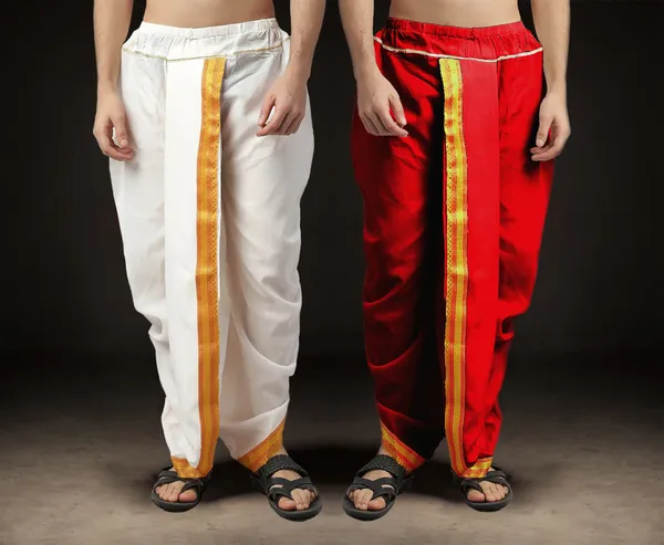 Men's_Pack_of_2_Ready-Made_Dhoti_Pants_|_Traditional_Ethnic_Wear_with_Golden_Border_|_Festival_&_Pooja_Outfit-(Pack_of_2)