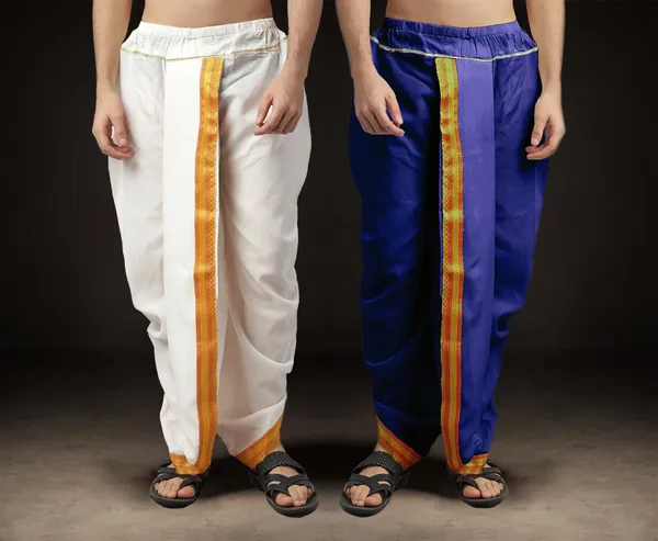 Men's_Pack_of_2_Ready-Made_Dhoti_Pants_|_Traditional_Ethnic_Wear_with_Golden_Border_|_Festival_&_Pooja_Outfit-(Pack_of_2)