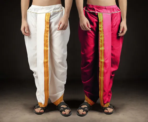 Men's_Pack_of_2_Ready-Made_Dhoti_Pants_|_Traditional_Ethnic_Wear_with_Golden_Border_|_Festival_&_Pooja_Outfit-(Pack_of_2)